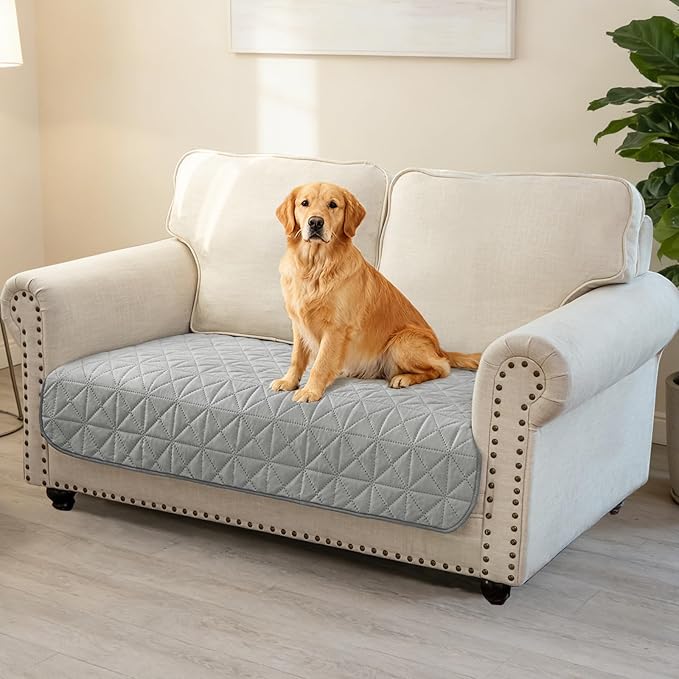 Ameritex Sofa Cover Waterproof for Seats Couch Cover for Dogs Pet Couch Cover