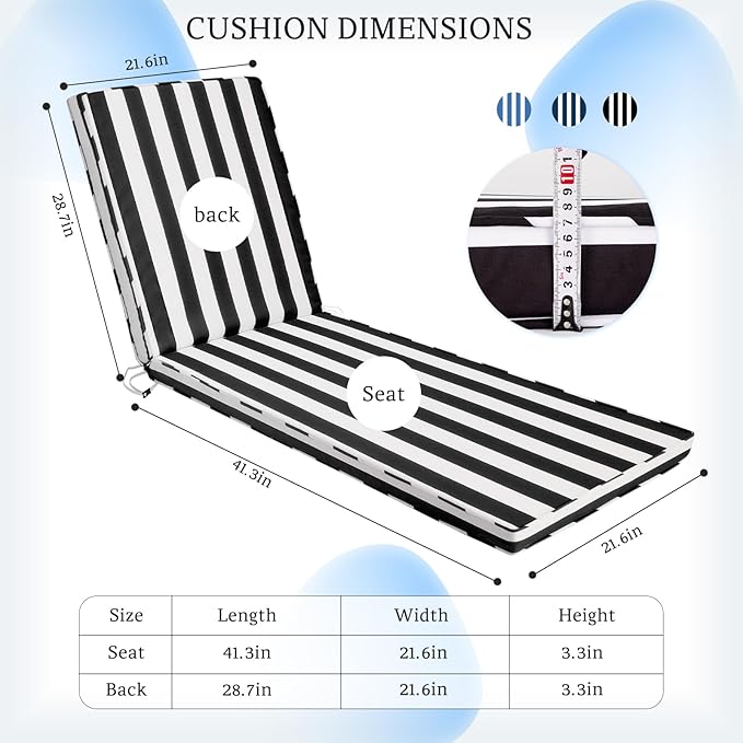 Chaise Lounge Cushions Outdoor