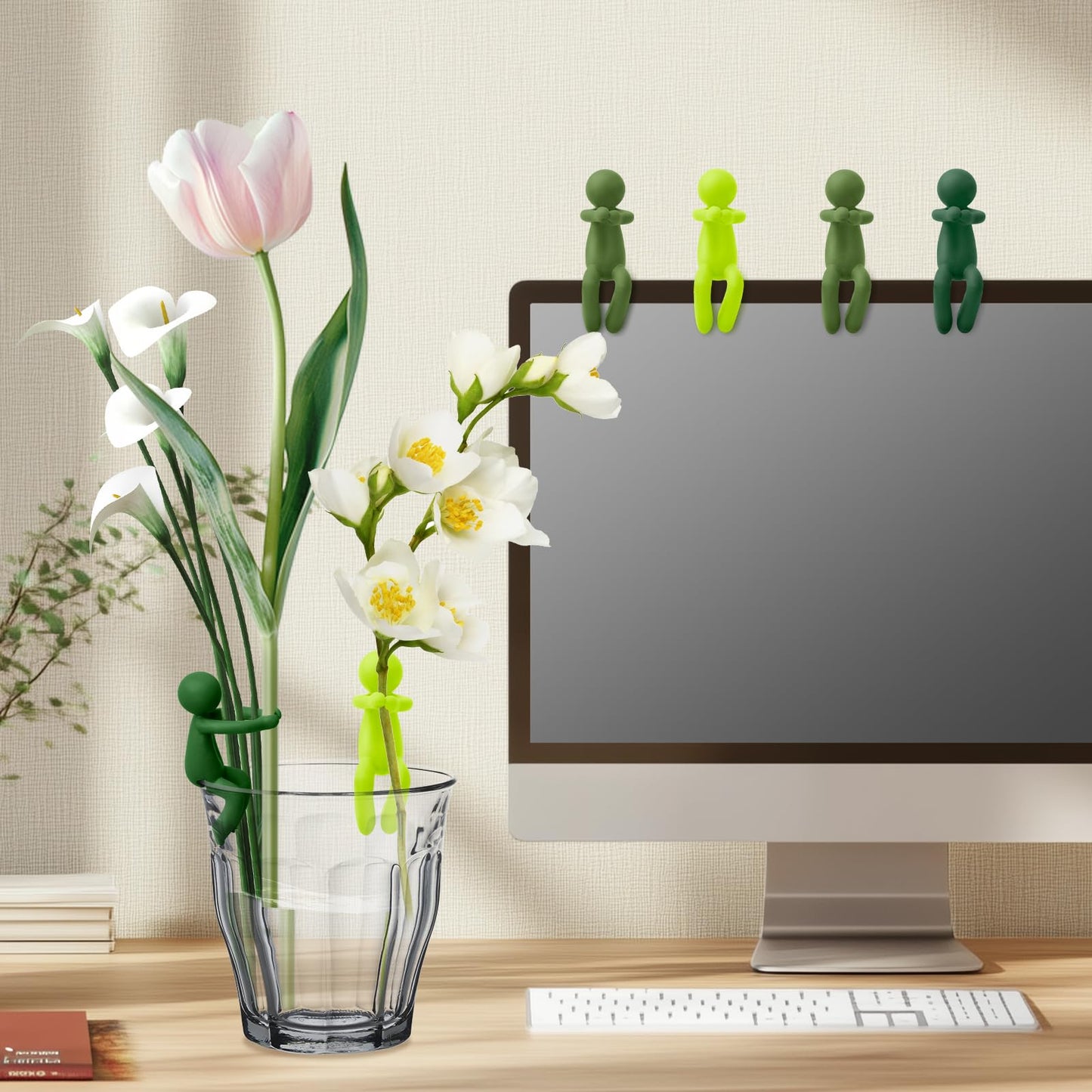 BlissfulSGDM Plant Propagation Buddy, 6pcs Plant Propagation Holder, Plant Cutting Holder Plant Support for Sprouts, Plant Propagation Friends for Indoor Gardens Or for Stems, Shoots and Cuttings