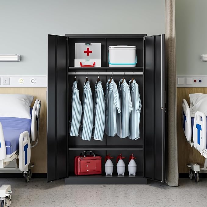 Letaya Metal Wardrobe Cabinets