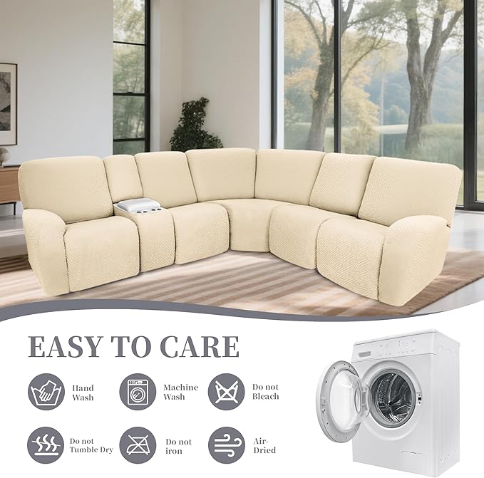 100% Waterproof Sectional Recliner Couch Covers