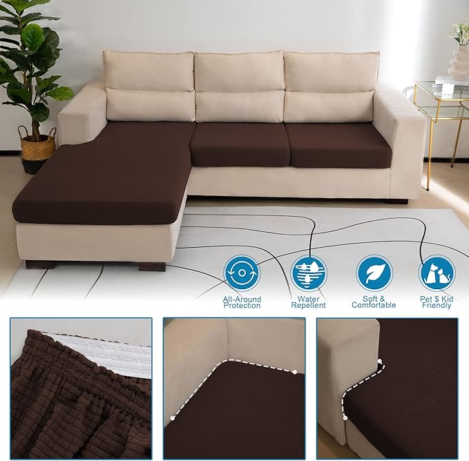 Water Repellent L Shaped Couch Covers