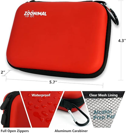 Snake Bite Kit for Humans, Bee Sting Kit, Rattlesnake Antivenom Extractor Sucker, Bug Bite and Wasp Sting, Poison Remover, Insect Bite Relief First Aid Kit for Hiking, Backpacking, Camping