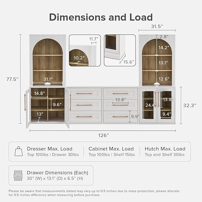 mopio Blake 4 Piece Entertainment Center