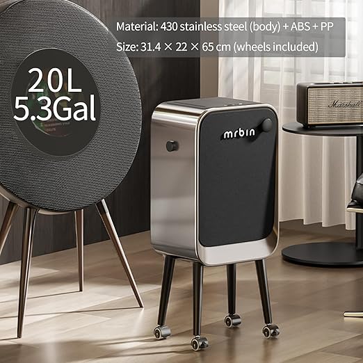 Mrbin Motion Sensor Bathroom Trash Can