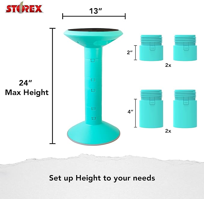 Storex Active Tilt Stool – Ergonomic Seating