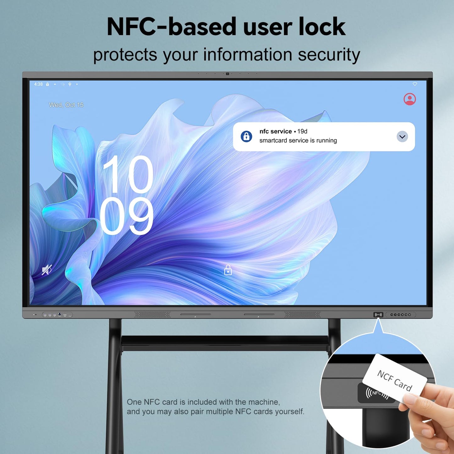 Dornium 86" Smart Board, 4K Digital Whiteboard for Office, Hybrid Work & Classrooms, Google EDLA-Certified Interactive Whiteboard with Android 14, OTA Updates & Open Apps Ecosystem, 8+128GB Storage