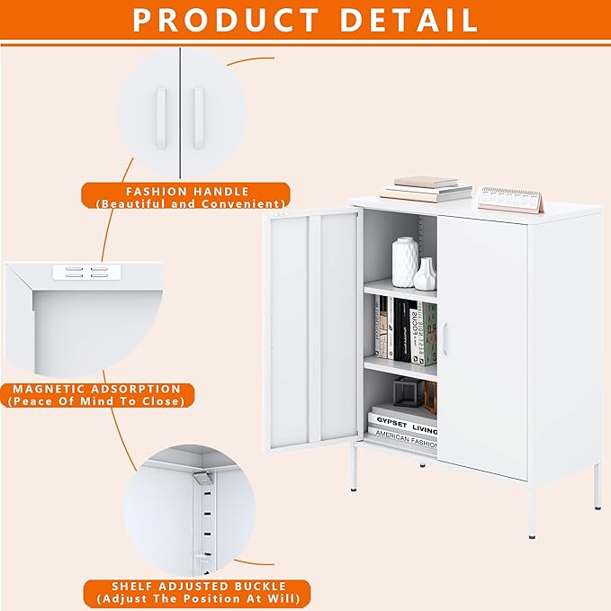 Washsemba Metal Storage Cabinet
