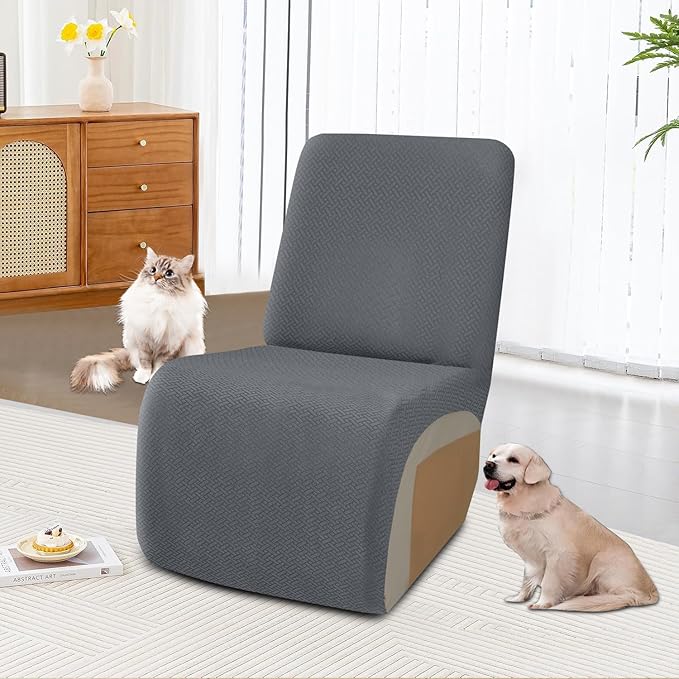 ALIECOM 100% Waterproof Recliner Sectional Couch Covers L Shape Stretch Corner