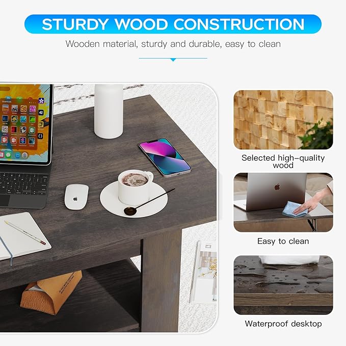 FDW 39.4" Lift Top Coffee Table