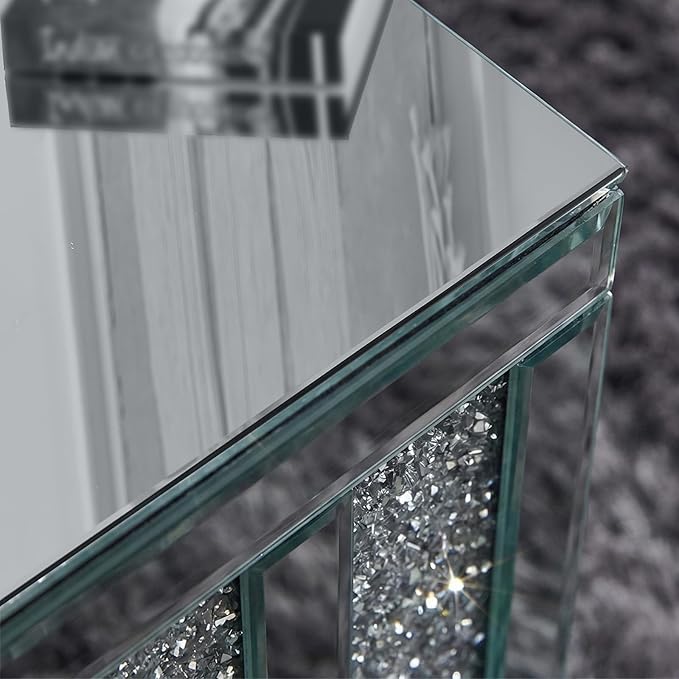 Crushed Diamond Side Table