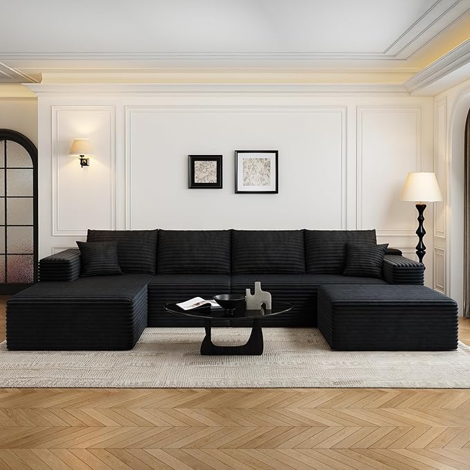 135.4" Cloud Modular Sectional Couch