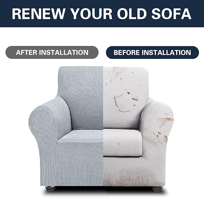 Cupuamon 2026 New Stretch Chair Sofa Slipcovers Couch Cover