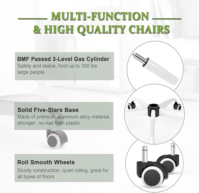 Mimoglad Office Chair, High Back Ergonomic Desk Chair