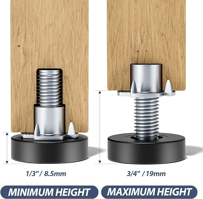 MROCO Furniture Leveling Feet