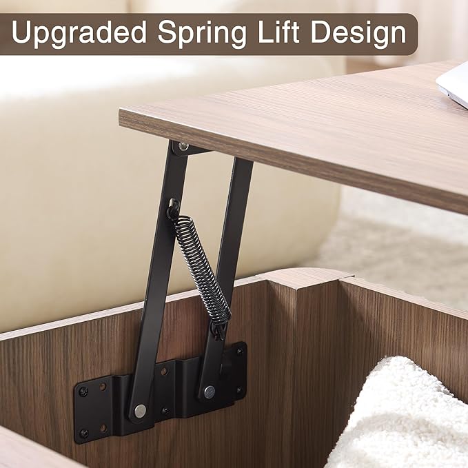 Fatmok Large Lift Top Coffee Table