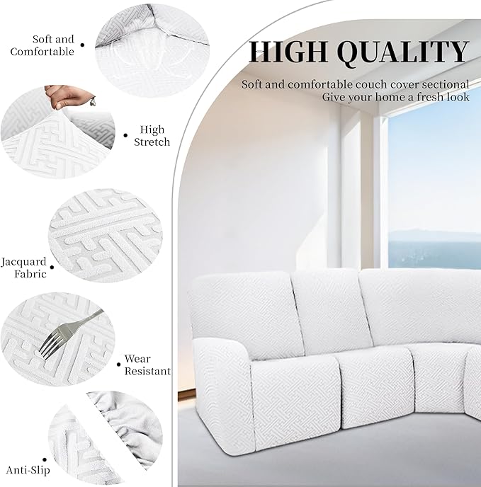 100% Waterproof Sectional Recliner Couch Covers