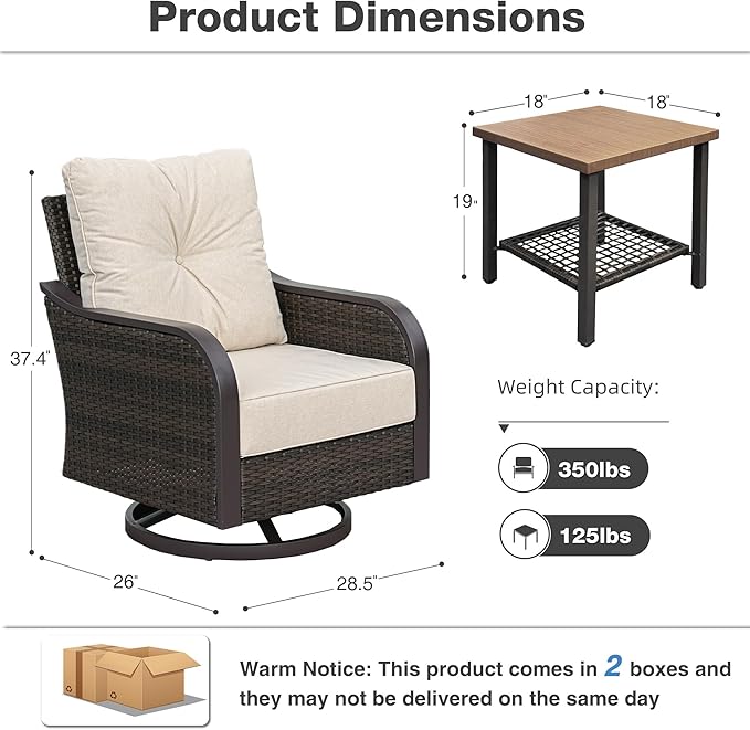 Outdoor Swivel Rocker Chairs, Wicker Swivel Rocking Chairs