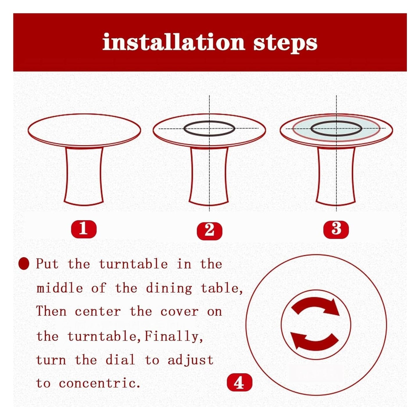 8" to 32" Swivel Base Bearing, Table, Heavy Duty Turntable, Lazy Susan Plate Hardware, 360 Rotating, Aluminium Organizer for Dining TV Computer Monitor(8 inches (200mm))