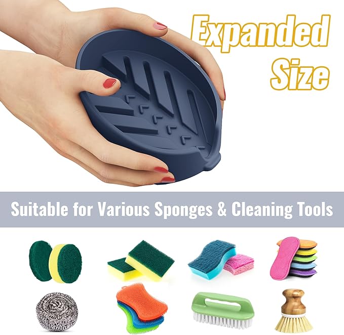 NiHome Silicone Sponge Holder Compatible