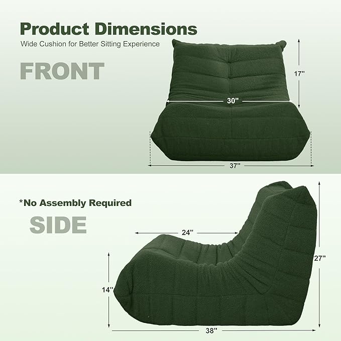 Bean Bag Chair Big Sofa Beanbag Chair