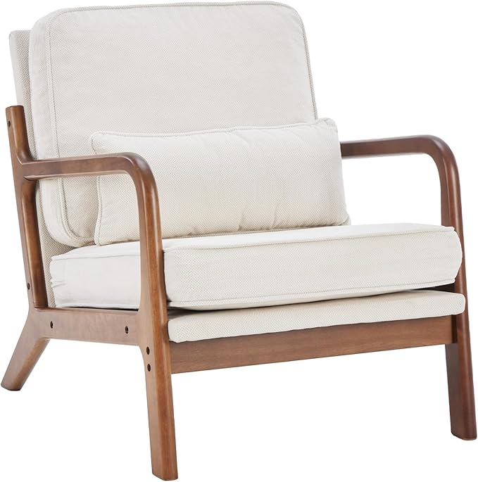 DUMOS Accent Chairs Set of 2, Mid Century Modern Chair