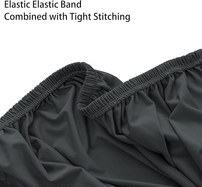 Super Stretch Ottoman Cover- Soft Form Fit Ottoman Cover Rectangular Ottoman