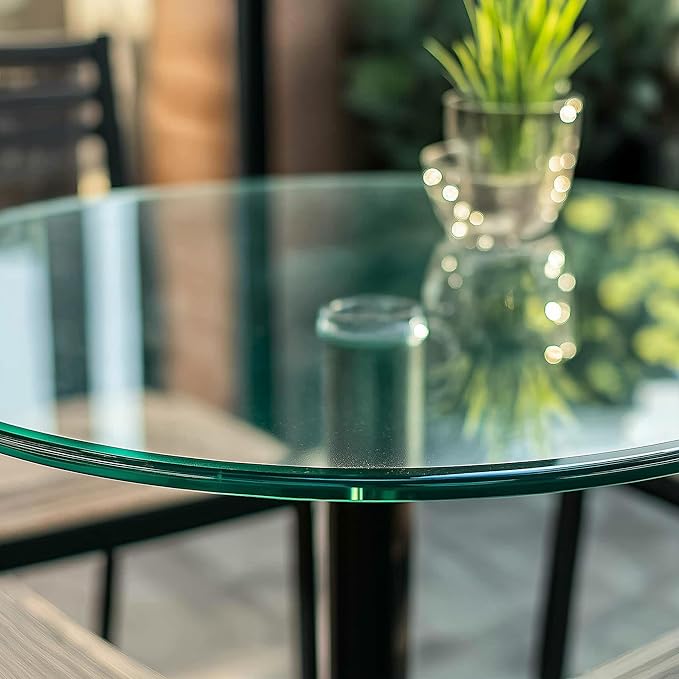 12" Round Tempered Glass Table Top