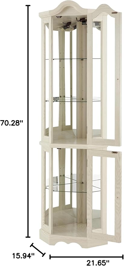 Glass Corner Display Cabinet