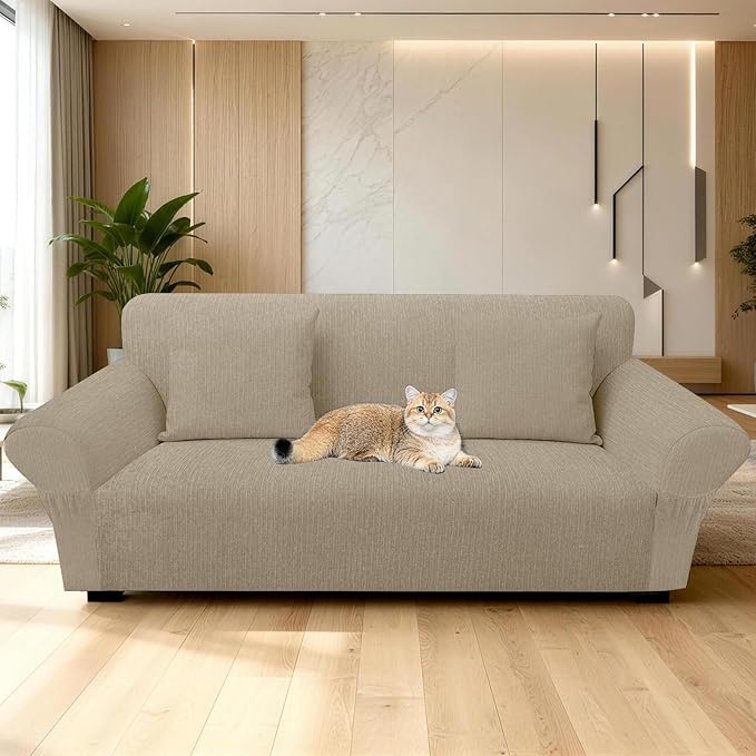 Loveseat Slipcover with 2 Pillow Cover