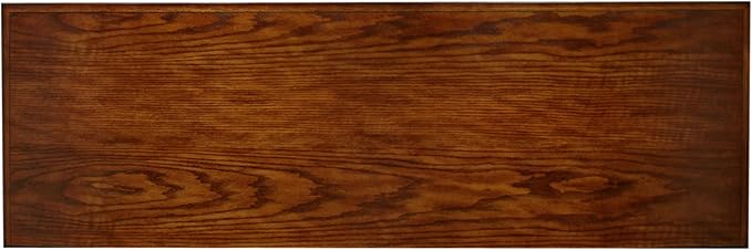 Leick Home 82360 Solid Wood Mission Oak Four Door TV Stand