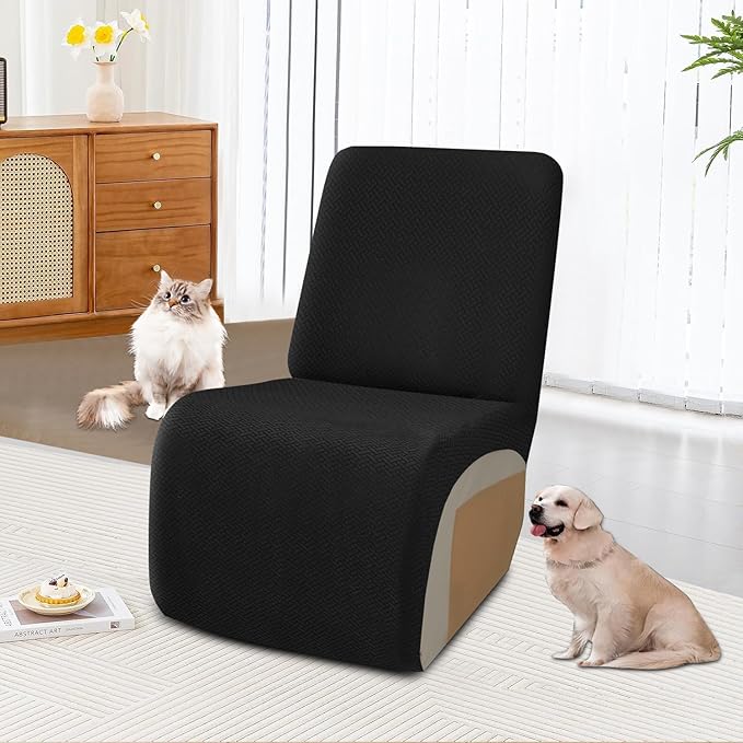 ALIECOM 100% Waterproof Recliner Sectional Couch Covers L Shape Stretch Corner