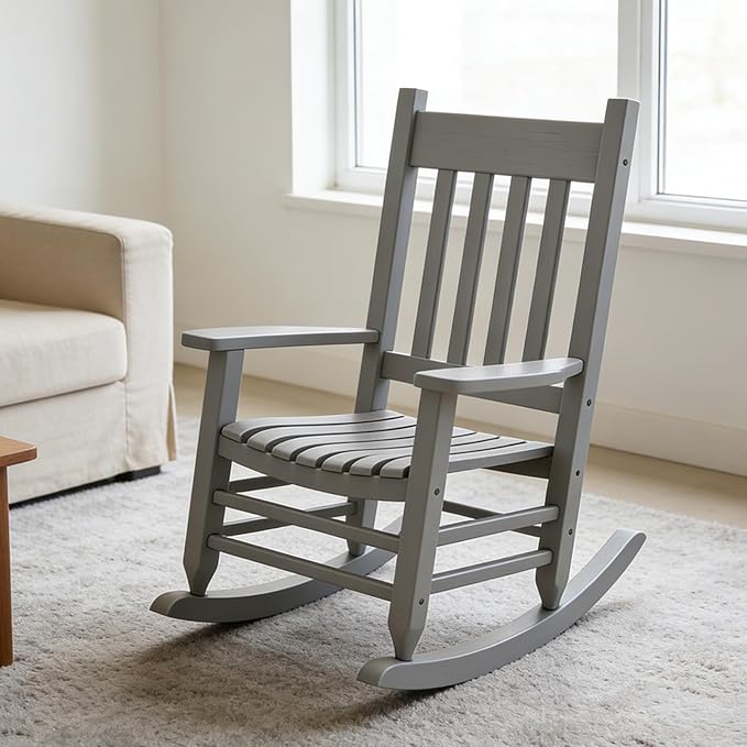 Oversized Outdoor Wooden Rocking Chair
