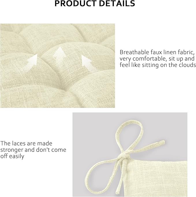ELFJOY Rocking Chair Cushion Large Rocking Chair Pads