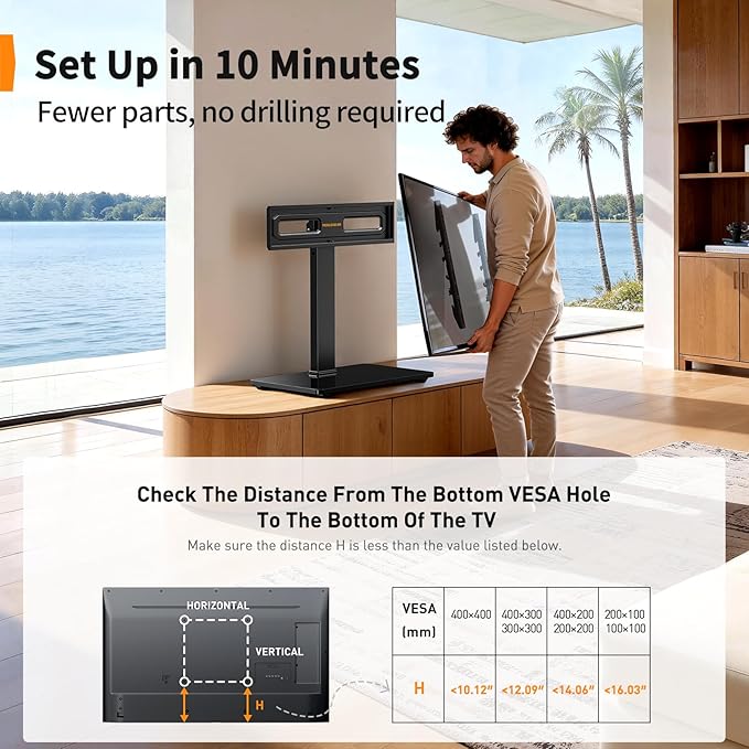 Perlegear Universal TV Stand