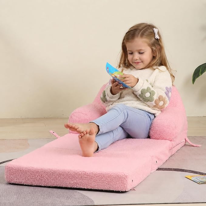 MOMCAYWEX Kids Sofa, Sherpa Couch