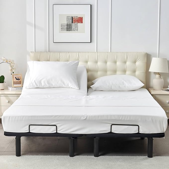 Kingnex Half Split Top King Sheets Set
