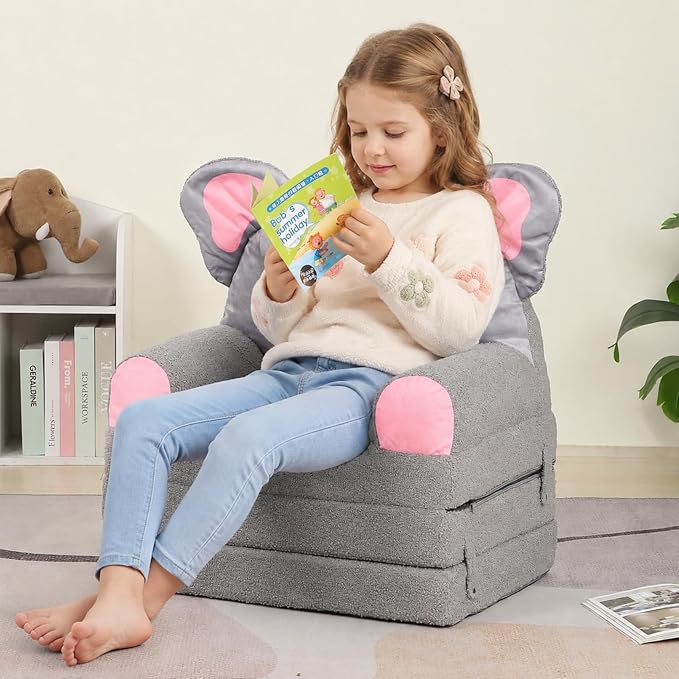 MOMCAYWEX Kids Sofa, Sherpa Couch