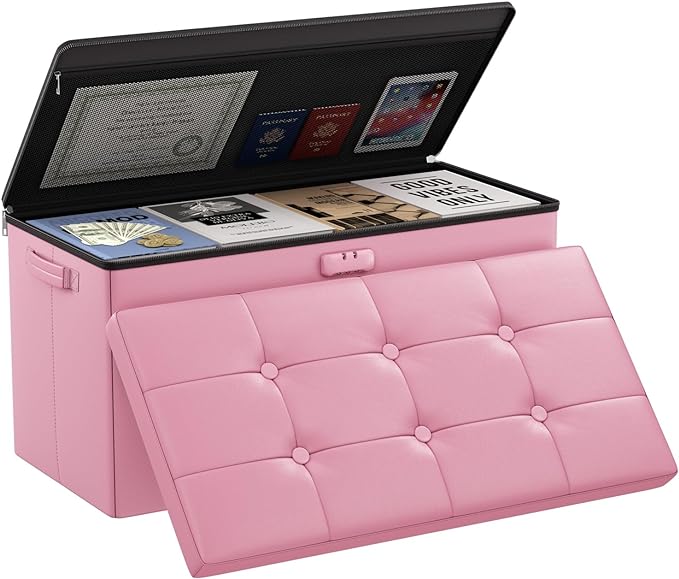 DocSafe Storage Ottoman Bench