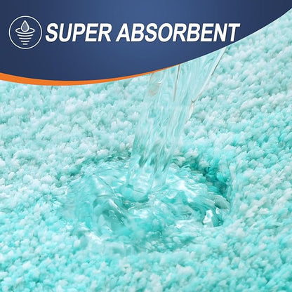 OLANLY Bathroom Rugs Mat 36x24, Extra Soft Absorbent Microfiber Bath Rugs, Rubber Backing, Quick Dry, Machine Washable Bath Mats for Bathroom Floor, Tub and Shower, Home Decor Accessories, Teal