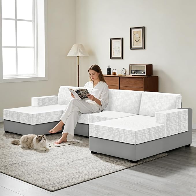 UNBBRRL Stretch Couch Backrest Cushion Cover