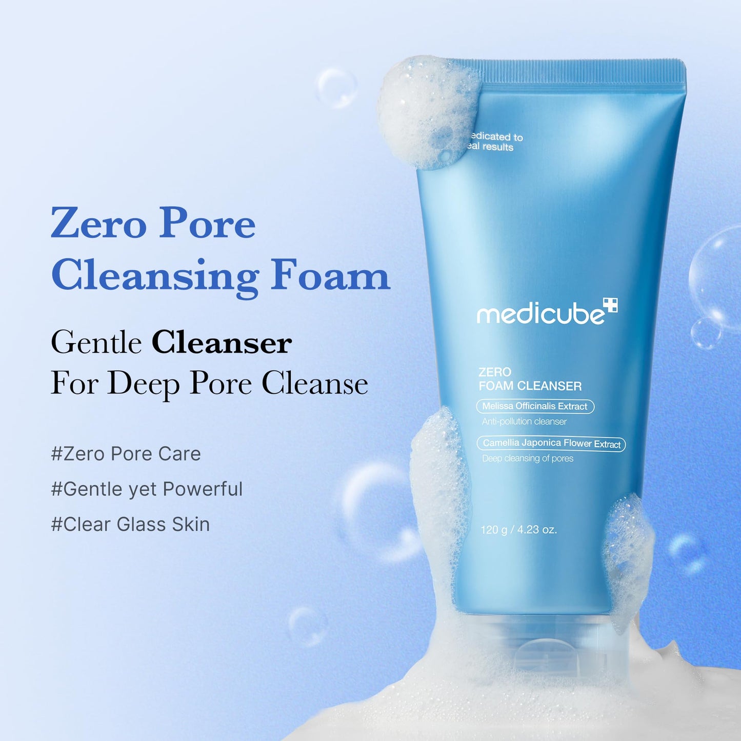 medicube PDRN Marshmallow Whip Cleanser | Face Wash, Cleansing Foam for Pore Care & Uneven Skin Tone | Gentle Daily Deep Cleansing | Hydrating and Nourishing Facial Cleanser | Korean Skincare