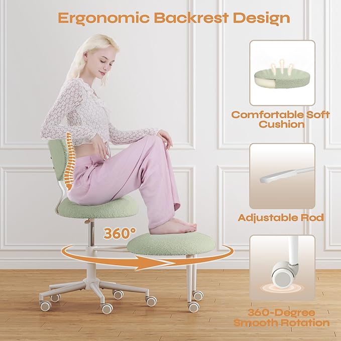 Pinmoco Ergonomic Cross Legged Office Chair