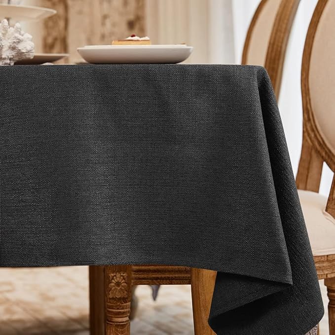 BALCONY & FALCON Rectangle Tablecloth Washable Wrinkle Resistant and Water