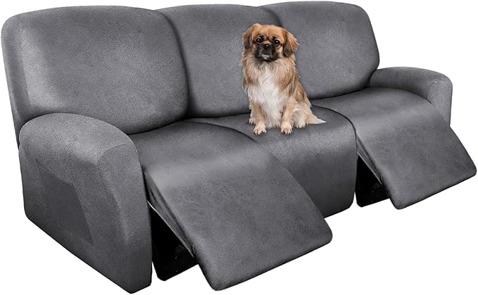 ANARACHON Recliner Couch Cover Leather Look Recliner Sofa Covers