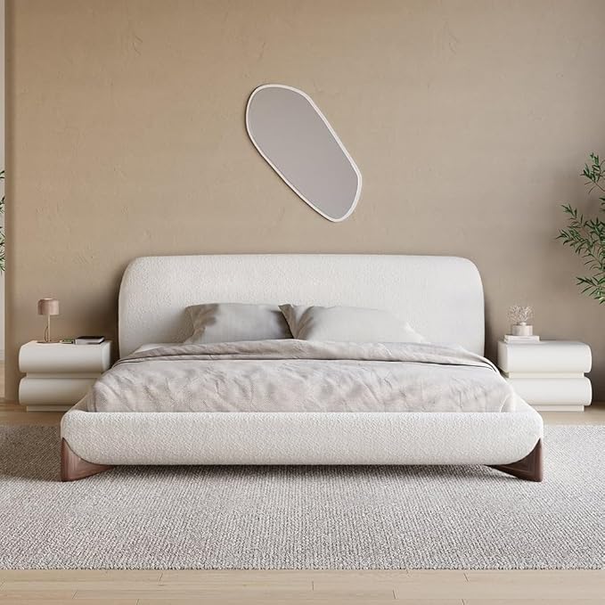 homary Queen Size Upholstered Bed