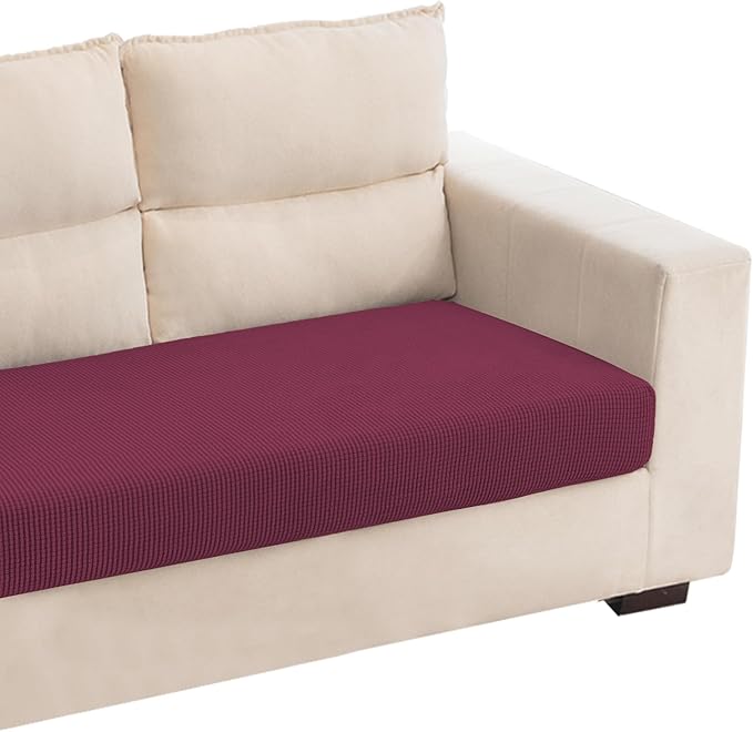 Water Repellent Couch Cushion Cover Loveseat Cover, Stretch Sectional Sofa Seat
