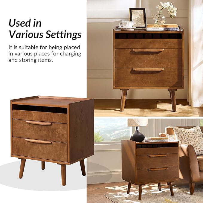 HULALA HOME 2 Drawer End Table