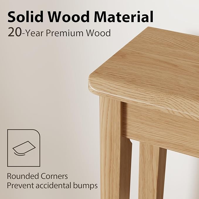 AQIMUELE Wood Console Table