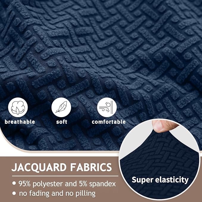 ALIECOM 100% Waterproof Recliner Sectional Couch Covers L Shape Stretch Corner